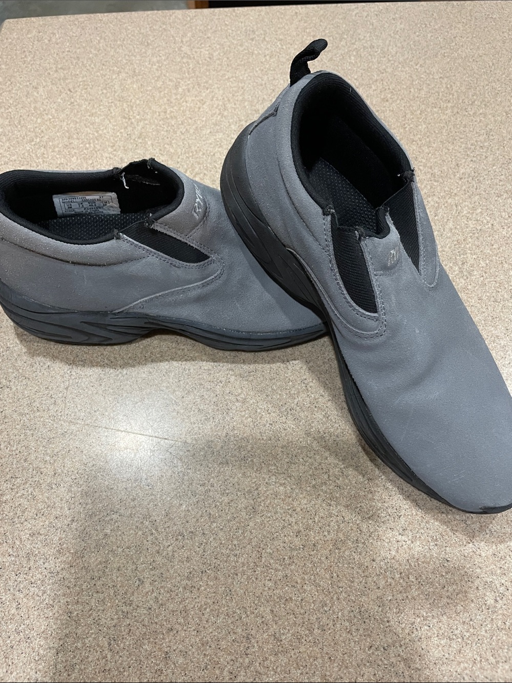 Ryka Men's Gray Slip-On Comfort Loafers